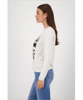 Camiseta manga larga cruda colage cámaras MONARI