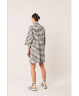 Vestido cuadros vichy indigo INDI&COLD