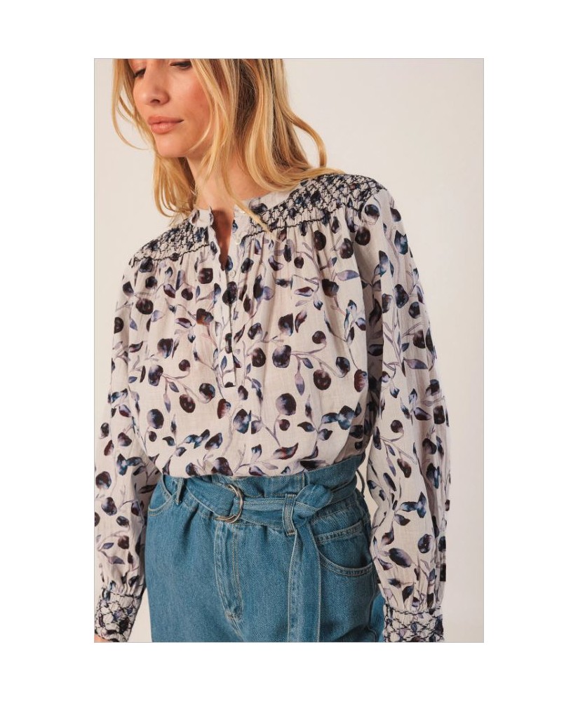 Camisa hojas noche INDI&COLD