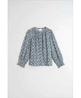 Camisa estampado azul azafata INDI&COLD