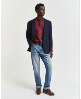 Camisa Regular Fit sarga teñida en prenda GANT