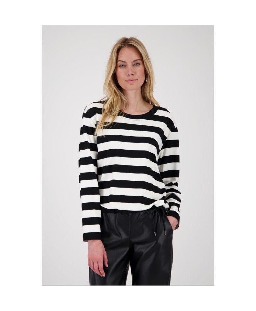 Sudadera rayas negro y blanco MONARI