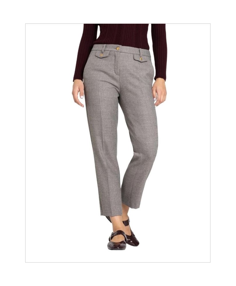 Pantalón chino vestir gris jaspeado Krystal CAMBIO