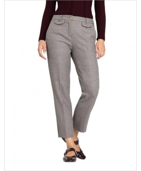 Pantalón chino vestir gris jaspeado Krystal CAMBIO