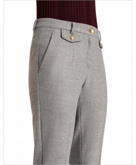 Pantalón chino vestir gris jaspeado Krystal CAMBIO