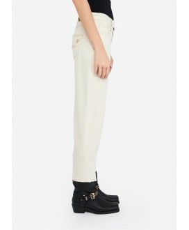 Pantalón tobillero carrot fit crudo LIU JO
