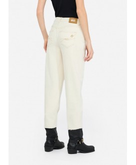 Pantalón tobillero carrot fit crudo LIU JO
