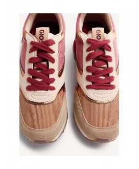Zapatillas mujer serraje pana fucsia GIOSEPPO