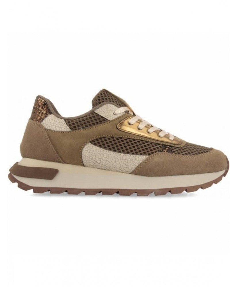Zapatillas mujer serraje rejilla brillantes Funkley GIOSEPPO