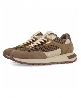 Zapatillas mujer serraje rejilla brillantes Funkley GIOSEPPO