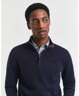 Sudadera marino media cremallera GANT
