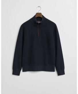 Sudadera marino media cremallera GANT
