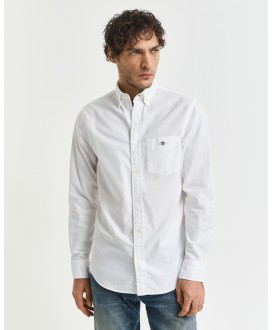 Camisa blanca oxford regular fit GANT