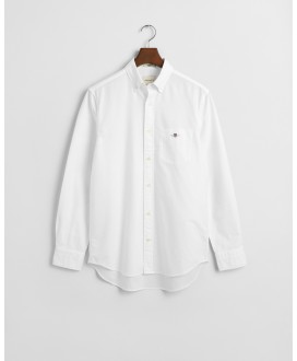 Camisa blanca oxford regular fit GANT