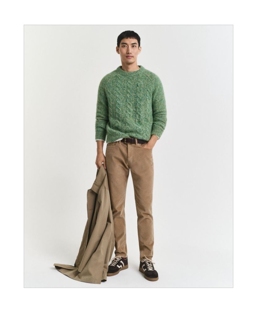 Pantalón slim fit pana camel GANT