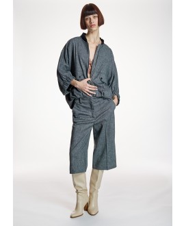 Bomber gris oversize ALBA CONDE