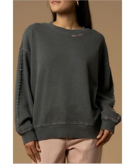 Sudadera gris detalles pedrería KOCCA