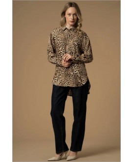 Camisa estampado leopardo KOCCA