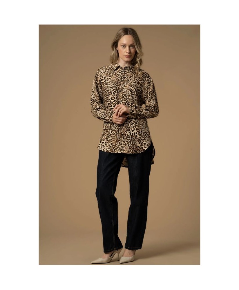 Camisa estampado leopardo KOCCA