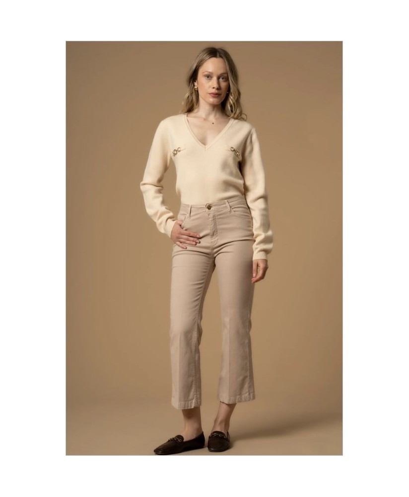 Pantalón beige Dalevi KOCCA