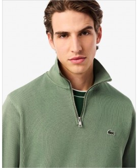 Sudadera cuello alto y cremallera LACOSTE