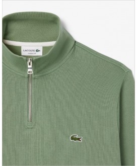 Sudadera cuello alto y cremallera LACOSTE