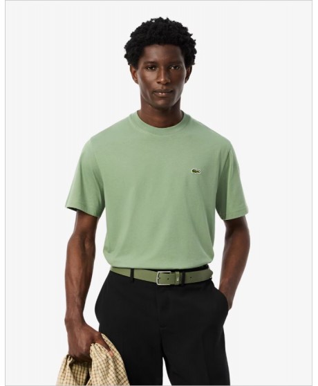 Camiseta básica verde LACOSTE