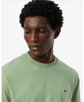 Camiseta básica verde LACOSTE