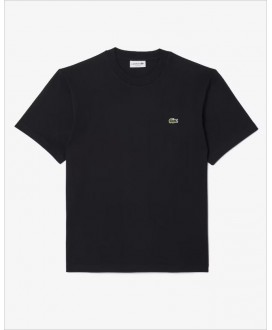 Camiseta básica negra LACOSTE