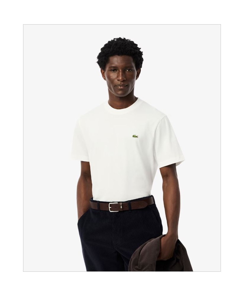 Camiseta básica blanca LACOSTE