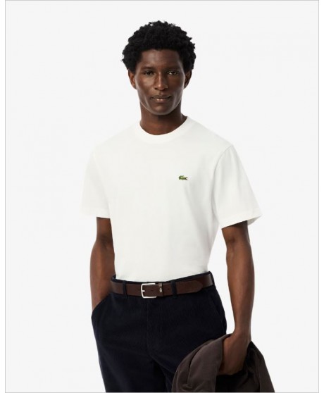 Camiseta básica blanca LACOSTE