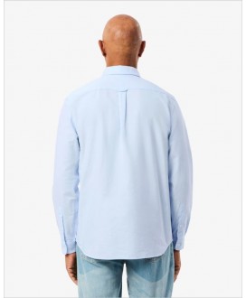 Camisa azul oxford LACOSTE