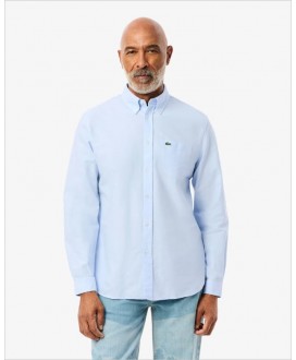 Camisa azul oxford LACOSTE