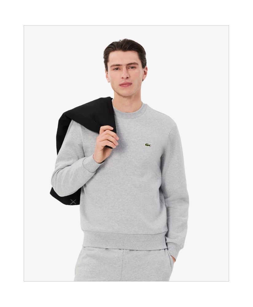 Sudadera de cuello redondo con felpa LACOSTE