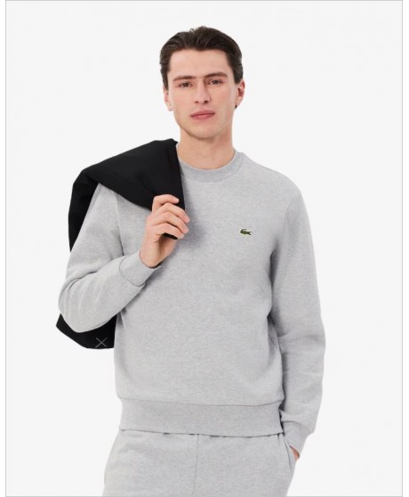Sudadera de cuello redondo con felpa LACOSTE