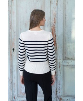 Jersey rayas crudo y negro   HONGO