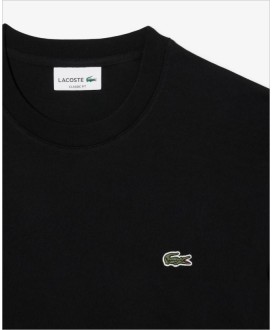 Camiseta básica manga larga negra LACOSTE