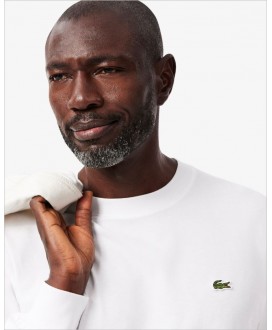 Camiseta básica manga larga blanca LACOSTE