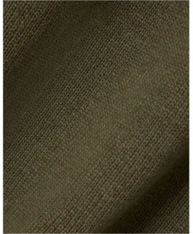 Jersey verde cuello alto lana cremallera LACOSTE