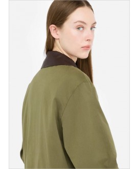 Chaqueta caqui broche joya LIU JO