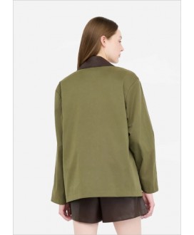 Chaqueta caqui broche joya LIU JO