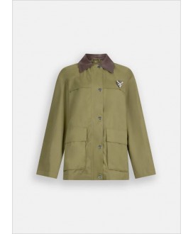 Chaqueta caqui broche joya LIU JO