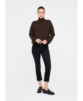 Jersey cisne marrón microlentejuelas LIU JO