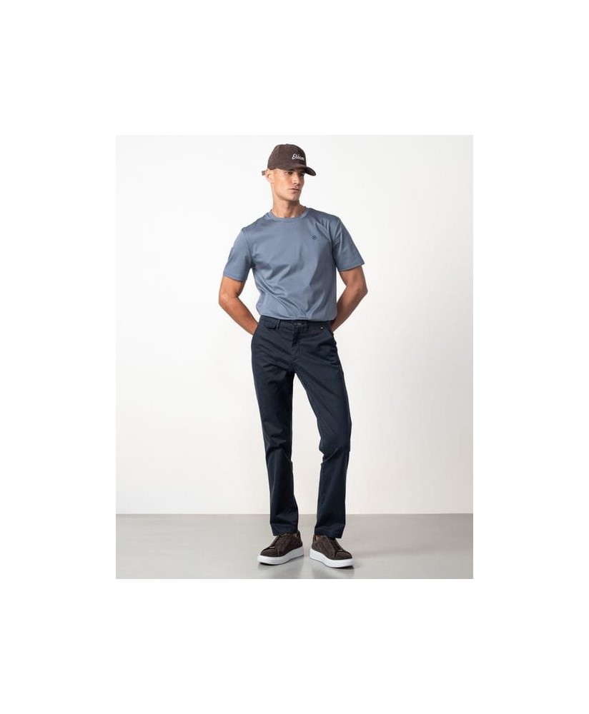 Pantalón chino slim fit marino ETIEM