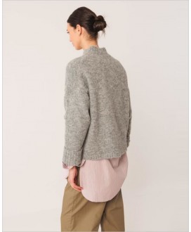 Jersey cuello perkins gris vigoré INDI&COLD