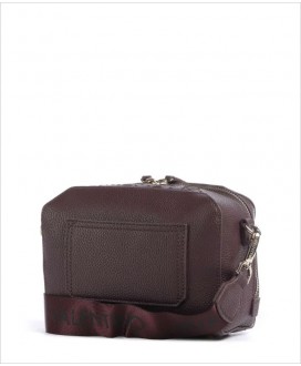 Bolso bandolera  doble tira granate Pattie VALENTINO
