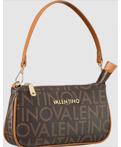 Bolso logo bandolera marrón VALENTINO
