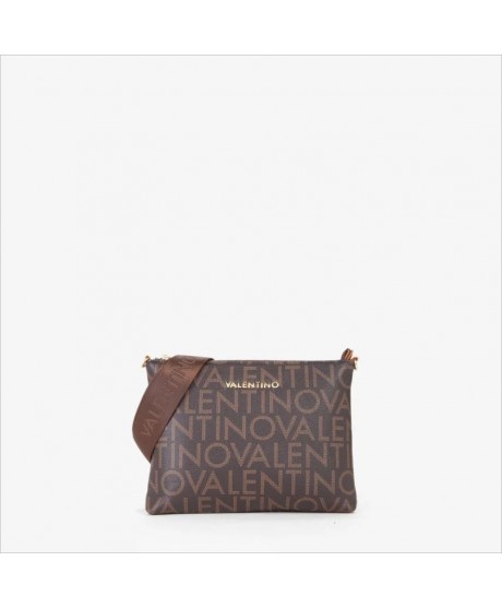 Bolso logo bandolera marrón VALENTINO