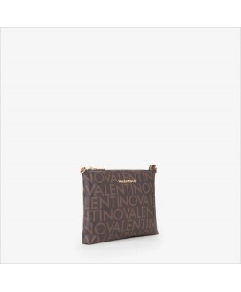 Bolso logo bandolera marrón VALENTINO
