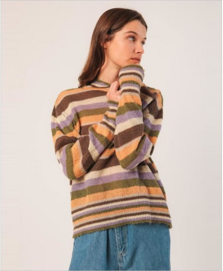 Jersey semicisne rayas colores INDI&COLD